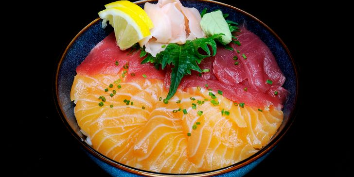 Chirashi salmon & tuna